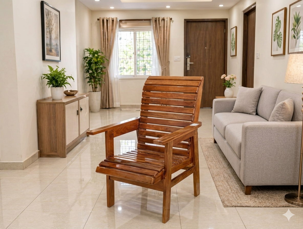 FW - Teak Wood Chair