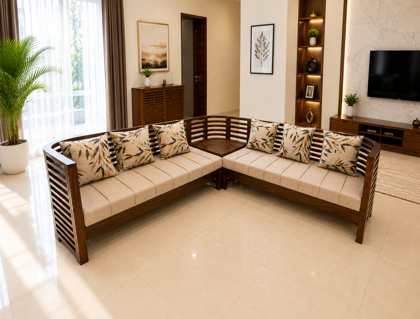 FW -Round Corner Rose Wood